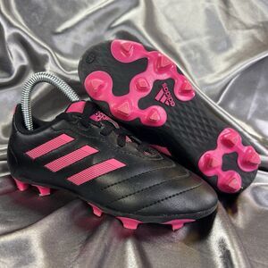 Adidas Goletto VII FG Black‎ Pink Soccer Cleats Youth Kids Girls Size 12K FV2895
